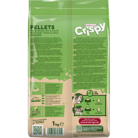 Crispy Pellets - Rat et Souris 1kg, Versele de Versele Laga - Alimentation pour animaux dans V019