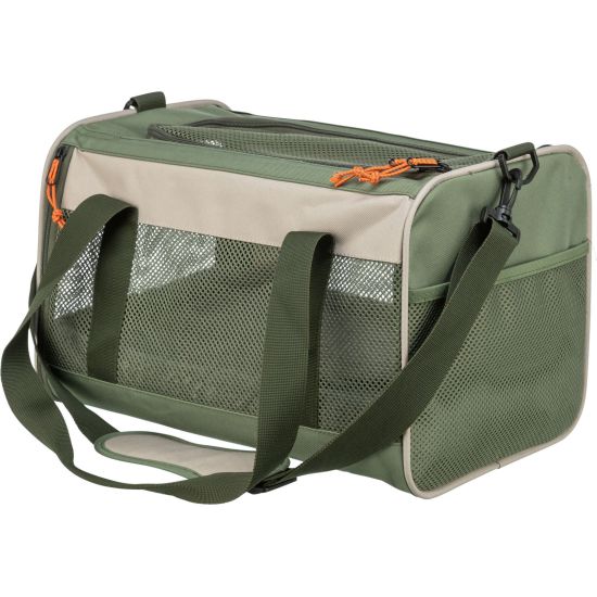 Sac marlon beige et vert olive pour chiens chats 27x27x43 cm de Trixie - Produit pour animaux dans T050