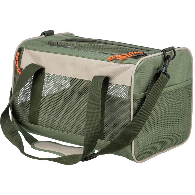 Sac marlon beige et vert olive pour chiens chats 27x27x43 cm de Trixie - Produit pour animaux dans T050