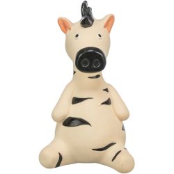 Zebra latex 15 cm pour chiens chats, jouet résistant et amusant de Trixie - Produit pour animaux dans T050