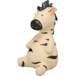 Zebra latex 15 cm pour chiens chats, jouet résistant et amusant de Trixie - Produit pour animaux dans T050