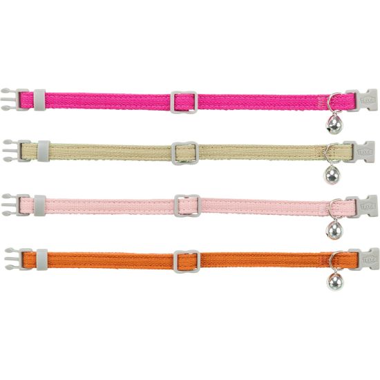 Collier chat coton réglable 20-30 cm 10 mm divers modèles de Trixie - Produit pour animaux dans T050