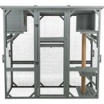 Enclos pour chat 181 × 169 × 88 cm gris de Trixie - Produit pour animaux dans T050
