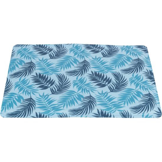 Matelas rafraichissant avec feuilles de palmier, 65 x 50 cm, bleu clair de Trixie - Produit pour animaux dans T050