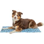 Matelas rafraichissant avec feuilles de palmier, 65 x 50 cm, bleu clair de Trixie - Produit pour animaux dans T050