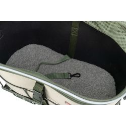 Panier vélo vert olive pour chiens et chats - accessoires confortables et pratiques de Trixie - Produit pour animaux dans T050