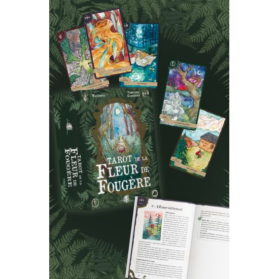 Tarot de la fleur de fougère - coffret d'oracle et de guidance spirituelle de Herboristerie et Esotérisme à Libourne dans D040