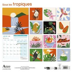 CALENDRIER SOUS LES TROPIQUES 2027 de Jardinerie Bordeaux Libourne Gironde dans C022