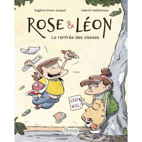 ROSE ET LEON - LA RENTREE DES CLASSES de Jardinerie Bordeaux Libourne Gironde dans C022