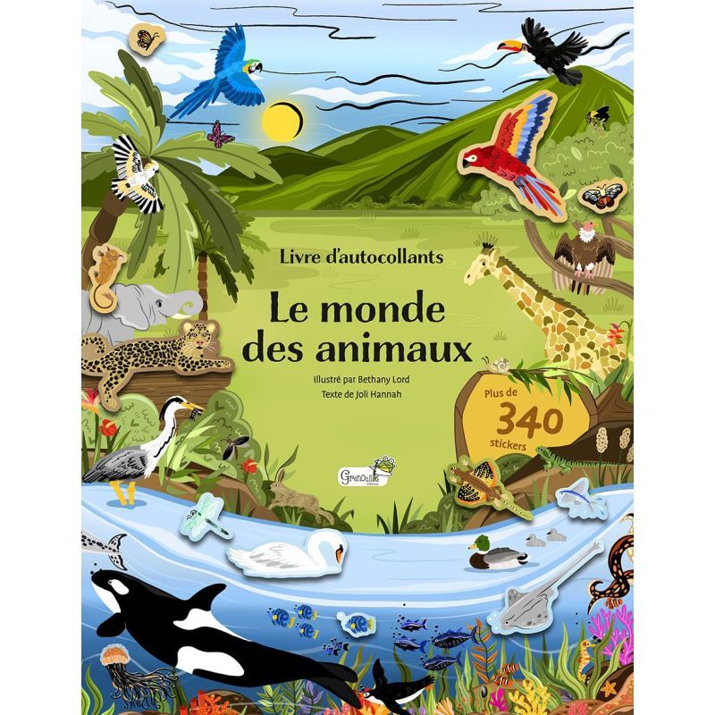 STICKERS - LE MONDE DES ANIMAUX DE 340 STICKERS de Jardinerie Bordeaux Libourne Gironde dans C022