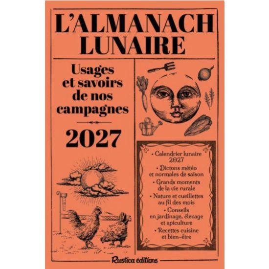 ALMANACH LUNAIRE DES USAGES ET SAVOIRS DE NOS CA de Jardinerie Bordeaux Libourne Gironde dans C022