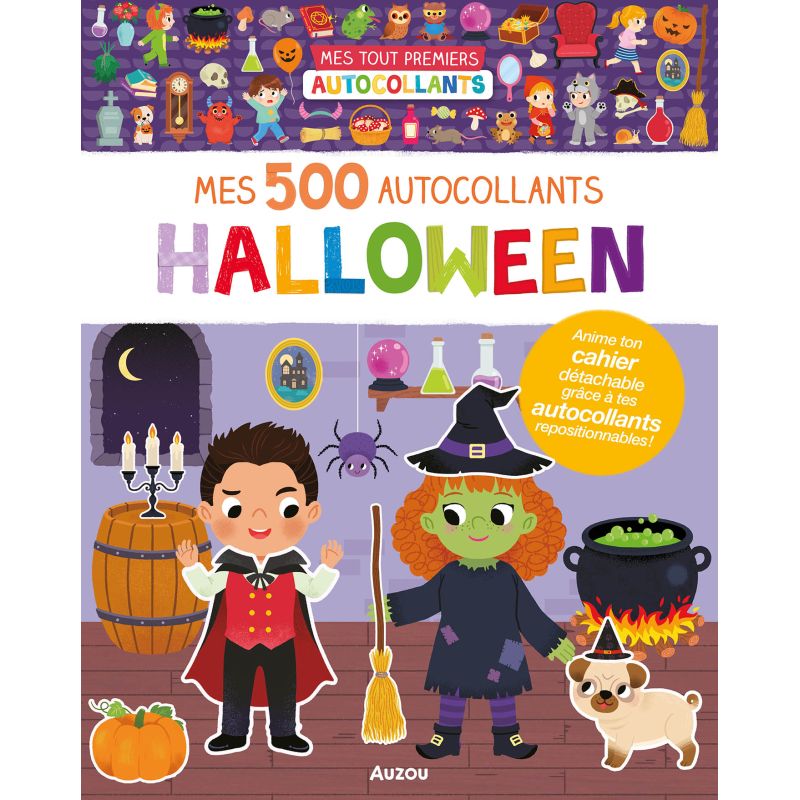 500 AUTOCOLLANTS HALLOWEEN de Jardinerie Bordeaux Libourne Gironde dans C022
