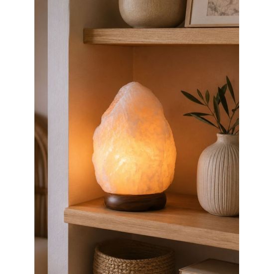 Lampe en Cristal de Sel Blanc - Piece de 2 a 3 k de Herboristerie et Esotérisme à Libourne dans D040