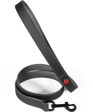 Laisse cuir classique 1m 20mm noir pour chien de Zolux - Produit pour animaux dans Z002