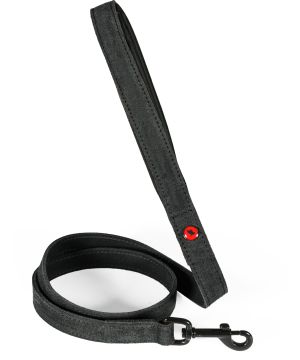 Laisse cuir conf 1m 15mm noir pour chien de Zolux - Produit pour animaux dans Z002