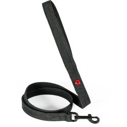 Laisse cuir conf 1m 20mm noir pour chien de Zolux - Produit pour animaux dans Z002