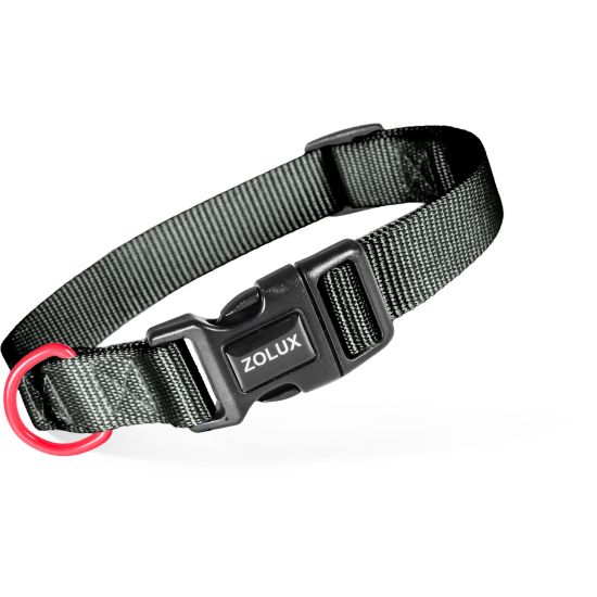 Collier nylon classique 10mm 21/36 noir pour chien de Zolux - Produit pour animaux dans Z002