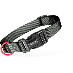 Collier nylon classique 10mm 21/36 noir pour chien de Zolux - Produit pour animaux dans Z002