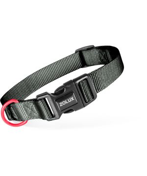 Collier nylon classique 20mm 31/48 noir pour chien de Zolux - Produit pour animaux dans Z002