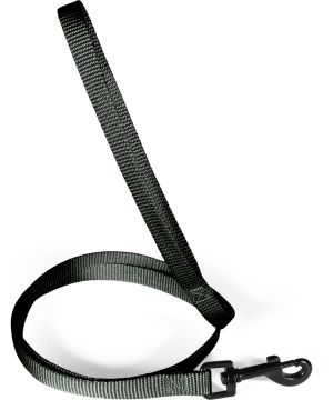 Laisse nylon classique 15mm 1,20m noir pour chien de Zolux - Produit pour animaux dans Z002