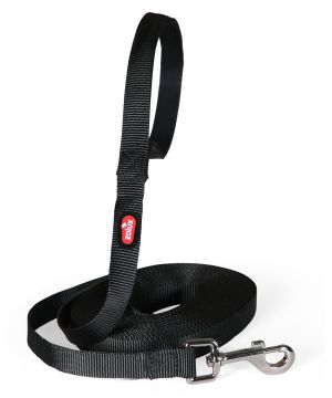 Longe nylon plate 20mm 5m noi pour chien de Zolux - Produit pour animaux dans Z002