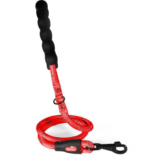 Laisse corde 3m rouge 13mm pour chien de Zolux - Produit pour animaux dans Z002