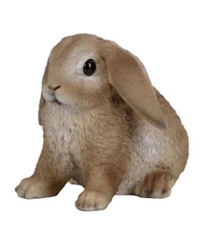Lapin Marron en Peluche Douce - statue