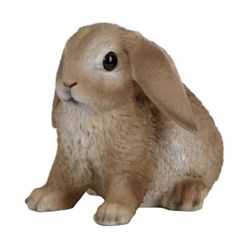 Lapin Marron en Peluche Douce - statue