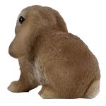 Lapin Marron en Peluche Douce - statue