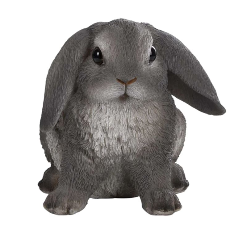 Lapin Gris Écologique - statue