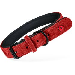 Collier cuir confort 80cm rouge pour chien de Zolux - Produit pour animaux dans Z002