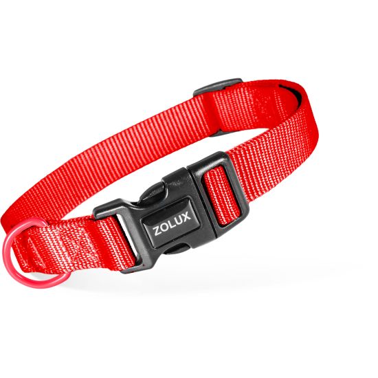 Collier nylon classique 15mm 26/39 rouge pour chien de Zolux - Produit pour animaux dans Z002