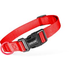 Collier nylon classique 20mm 31/48 rouge pour chien de Zolux - Produit pour animaux dans Z002
