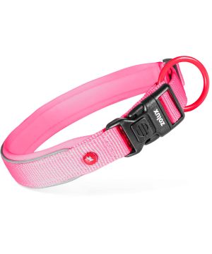 Collier nylon premium 15mm 25/30 fuschia pour chien de Zolux - Produit pour animaux dans Z002