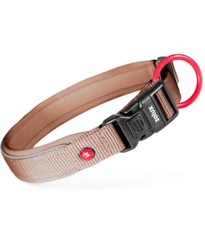 Collier nylon premium 15mm 25/30 mocca pour chien de Zolux - Produit pour animaux dans Z002