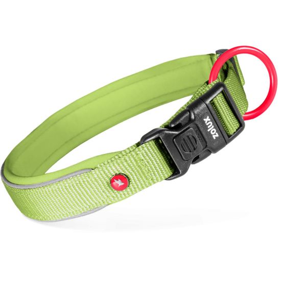 Collier nylon premium 15mm 25/30 kaki pour chien de Zolux - Produit pour animaux dans Z002