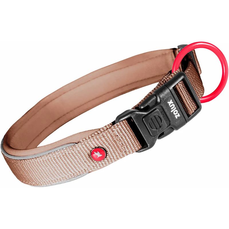 Collier nylon premium 25mm 50/55 mocca pour chien de Zolux - Produit pour animaux dans Z002
