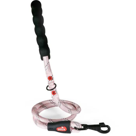 Laisse corde 1.2m rose 13mm pour chien de Zolux - Produit pour animaux dans Z002