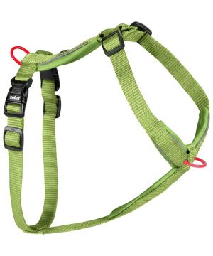 Harnais nylon premium 15mm 38/56 kaki pour chien de Zolux - Produit pour animaux dans Z002
