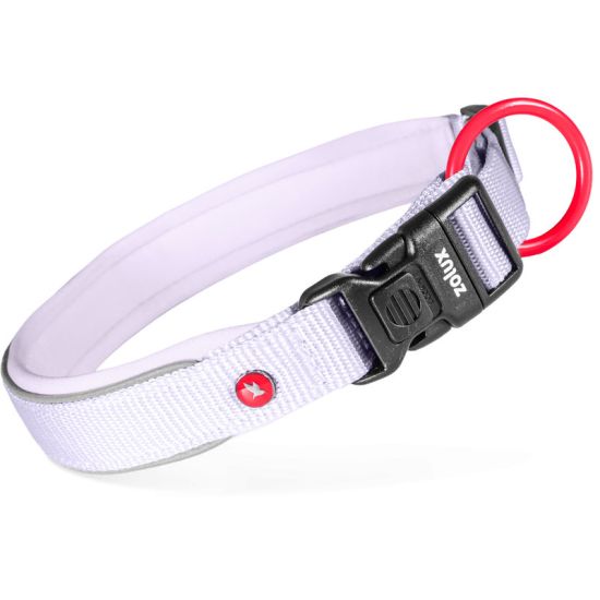 Collier nylon premium 15mm 25/30 lilas pour chien de Zolux - Produit pour animaux dans Z002