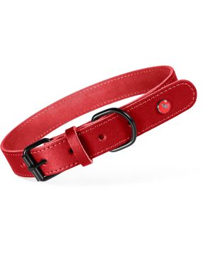 Collier cuir classique 70cm grenat pour chien de Zolux - Produit pour animaux dans Z002