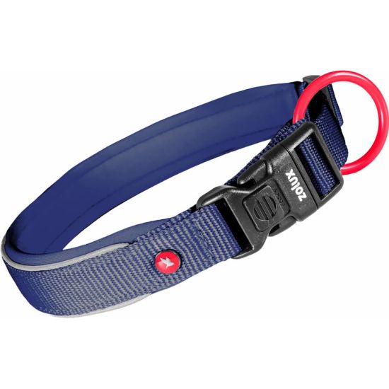 Collier nylon premium 25mm 45/50 marine pour chien de Zolux - Produit pour animaux dans Z002