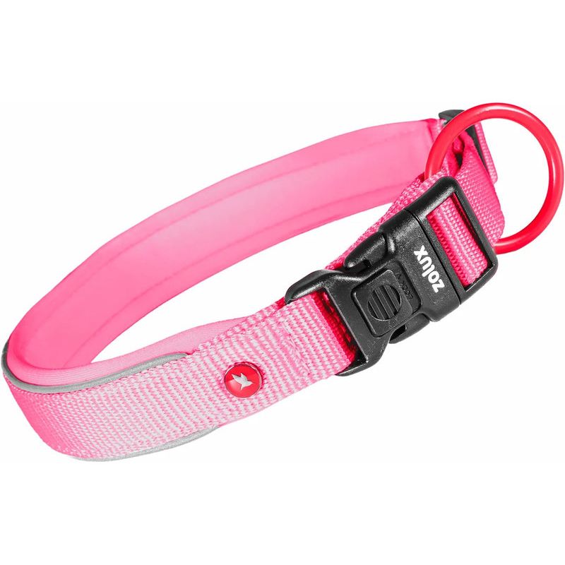 Collier nylon premium 25mm 50/55 fuschia pour chien de Zolux - Produit pour animaux dans Z002