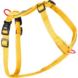 Harnais nylon premium 15mm 38/56 jaune pour chien de Zolux - Produit pour animaux dans Z002