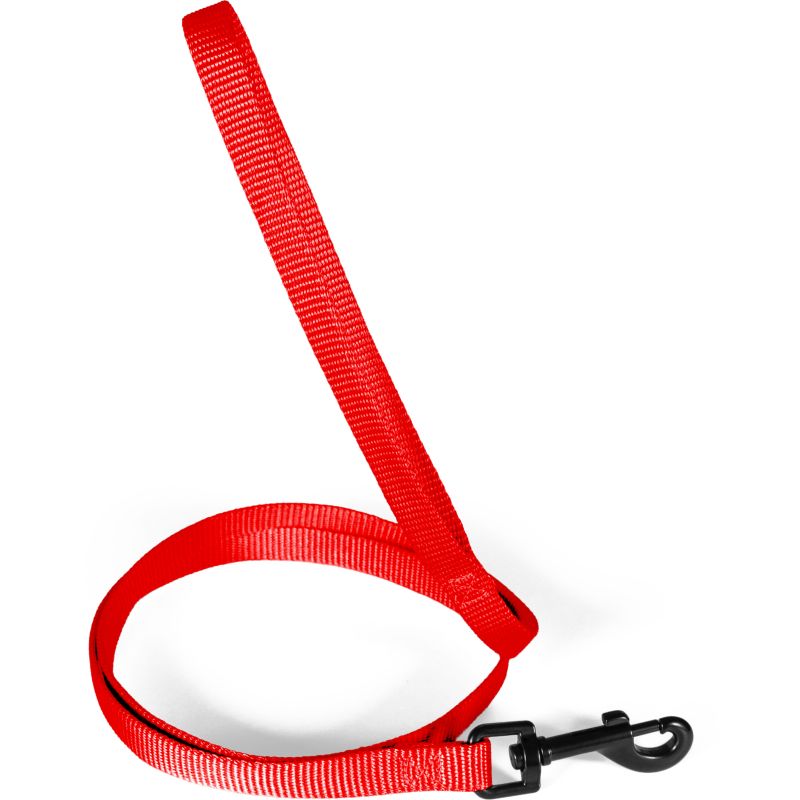 Laisse nylon classique 20mm 1,20m rouge pour chien de Zolux - Produit pour animaux dans Z002
