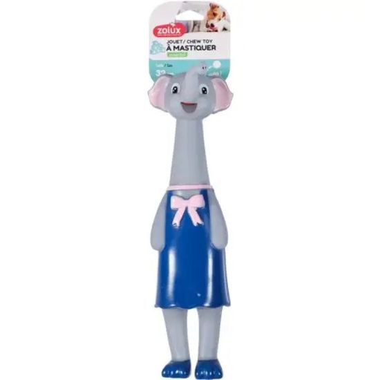 Jouet chien kartoon éléphant en peluche pour amusement et jeux interactifs de Zolux - Produit pour animaux dans Z002