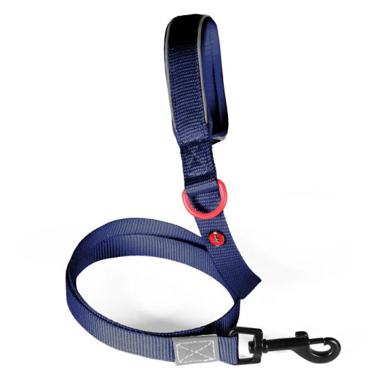 Laisse nylon premium 20mm 1,20m marine pour chien de Zolux - Produit pour animaux dans Z002