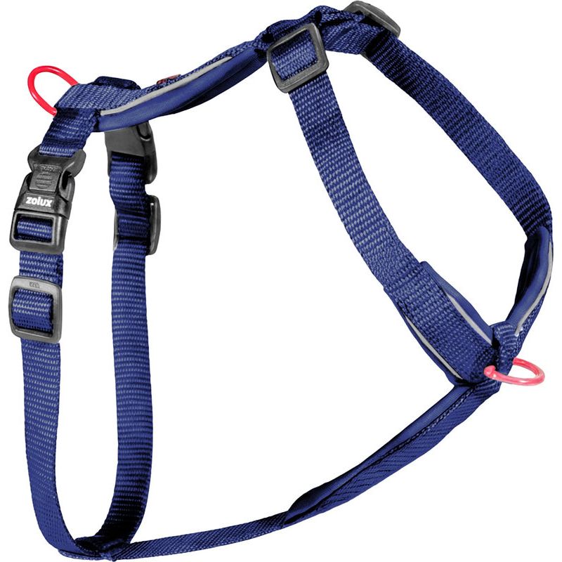Harnais nylon premium 15mm 30/40 marine pour chien de Zolux - Produit pour animaux dans Z002