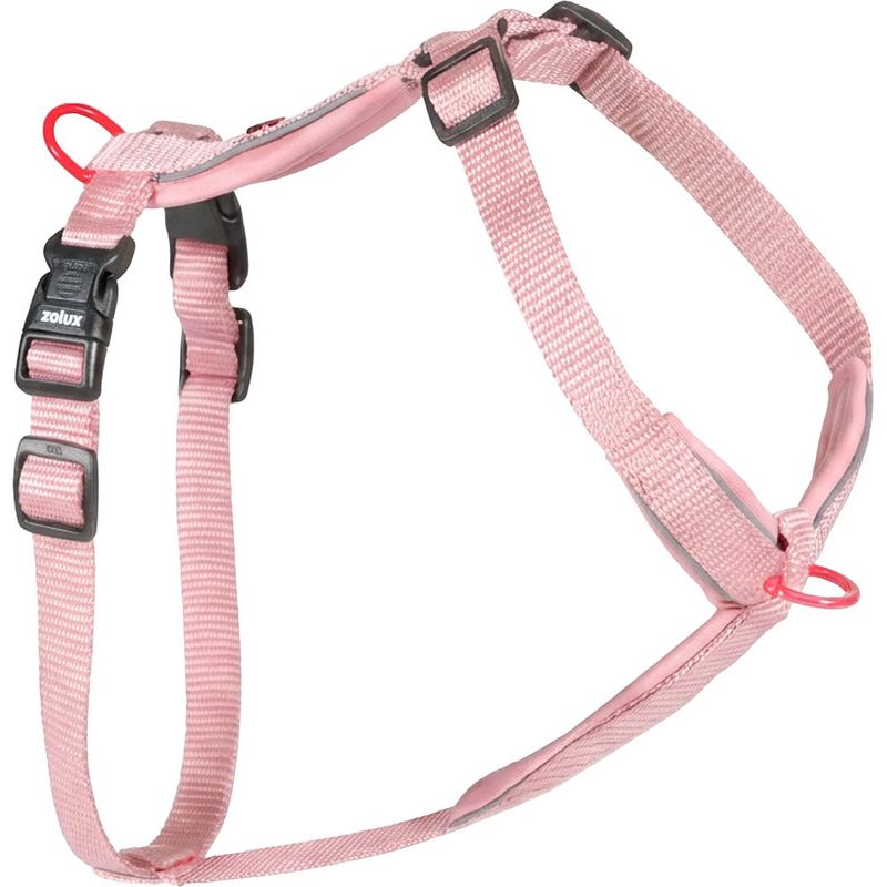 Harnais nylon premium 25mm 65/97 rose pour chien de Zolux - Produit pour animaux dans Z002