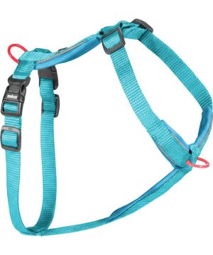 Harnais nylon premium 25mm 65/97 turquoise pour chien de Zolux - Produit pour animaux dans Z002